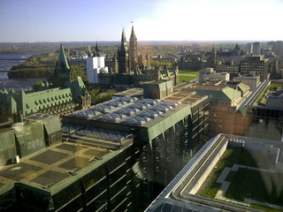 Parliament Buildings of the Government of Canada, on the Ottawa River