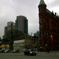 When was that building demolished? Front Street East at Church Street (Toronto) 20110428 1815