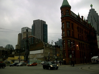 When was that building demolished? Front Street East at Church Street (Toronto) 20110428 1815