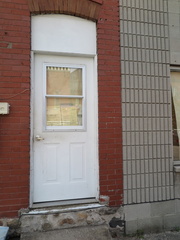 Sharpe Street apartment door