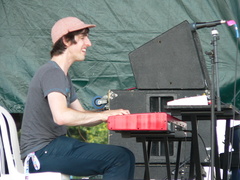 Woodbine Park Main Stage keyboards