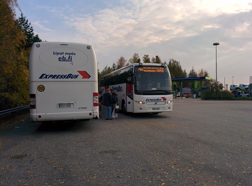 Bus transfer at Keimolanportti
