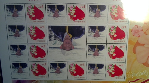 Chinese postage stamps of Dr. David Lam