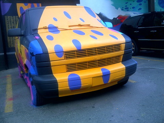 Liquid Art Painted Van