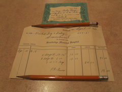 Identification card from Bracebridge Memorial Hospital (1961)